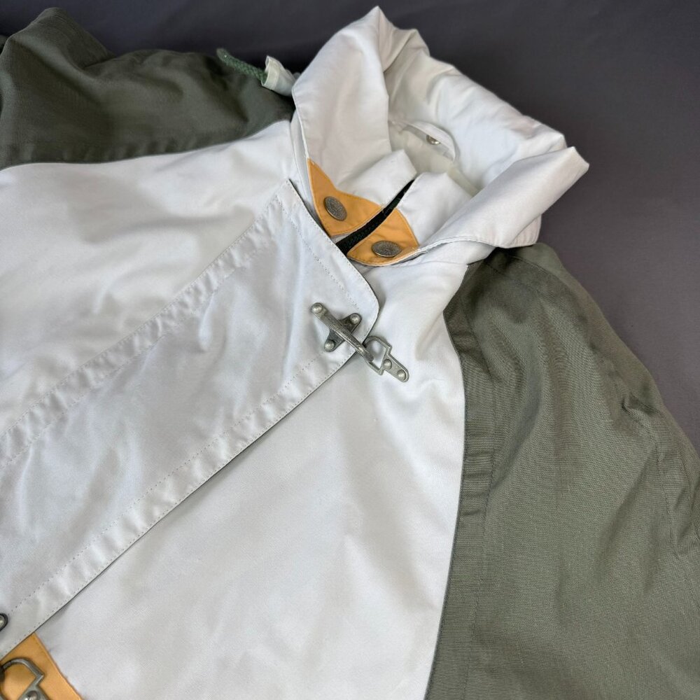 Mulberry Street Colorblock Full Zip Hardware Winter Pockets Hooded Streetwear XS